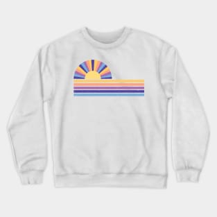 Graphic Sunset Crewneck Sweatshirt